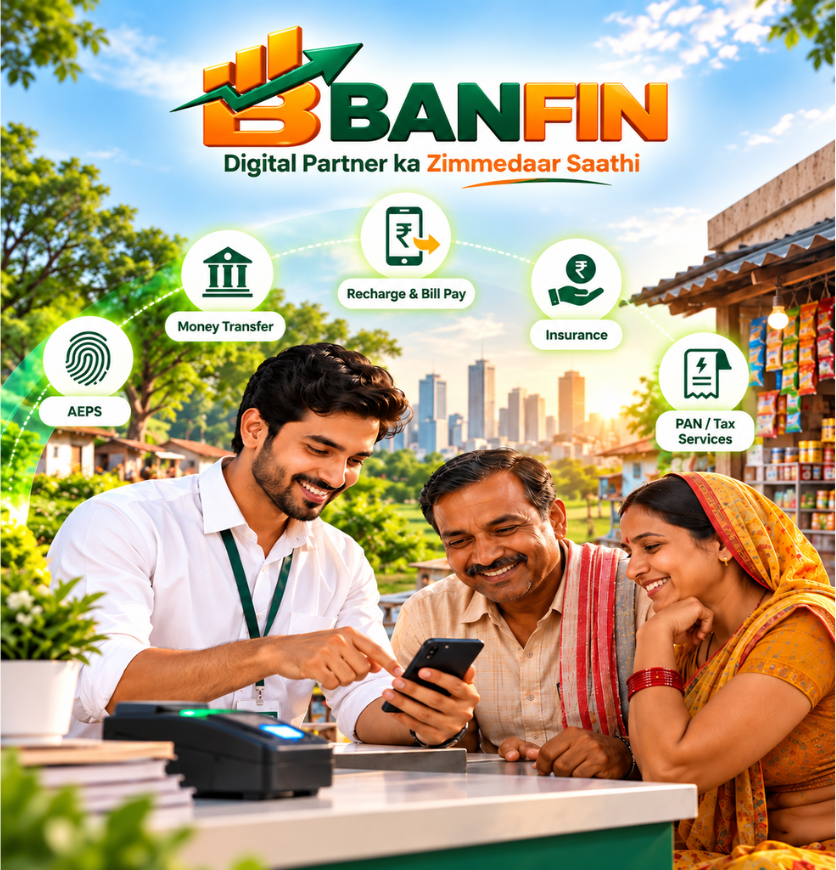 Banfin MoneyZone partner serving customers at his shop